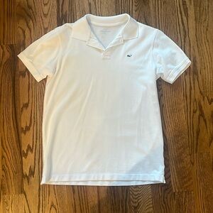 Boys’ Vineyard Vines White Polo Shirt